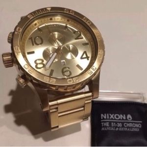 Nixon 51 30 black gold